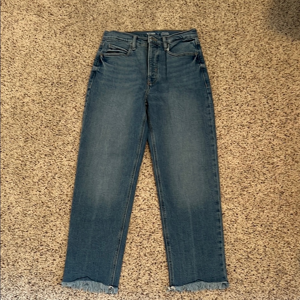 Old Navy sky high straight Classic Blue Denim Jeans